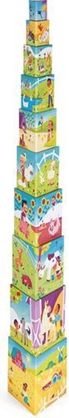 Janod Stapeltoren - Het Leven Op De Boerderij 6 Janod Stapeltoren - Het Leven Op De Boerderij - Afbeelding 4