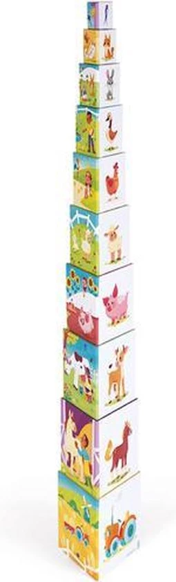 Janod Stapeltoren - Het Leven Op De Boerderij 7 Janod Stapeltoren - Het Leven Op De Boerderij - Afbeelding 5
