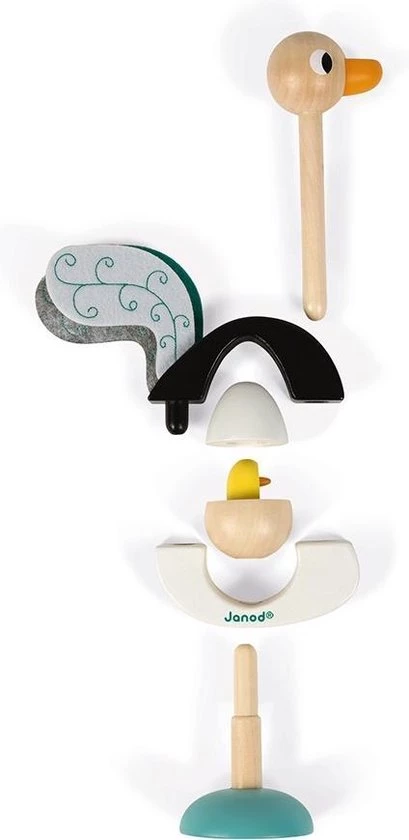 Janod Zigolos - Stapeltoren Struisvogel 7 Janod Zigolos - Stapeltoren Struisvogel - Afbeelding 5