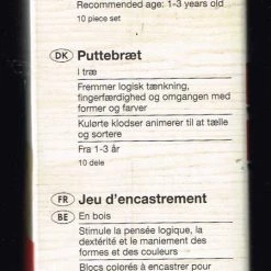 Play Tive Junior Steekplankje Echt Hout Insteekblokken Stimulatie Voor Tellen En Sorteren Behendigheid Met Vormen En Kleuren 1-3 Jaar 10 Delig -Goedkope baby-en-kleuterspelletjes winkel 450x840