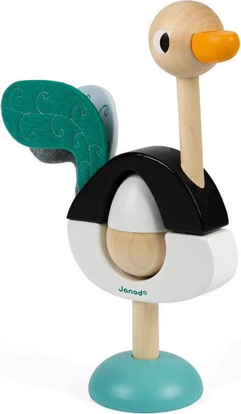 Janod Zigolos - Stapeltoren Struisvogel 5 Janod Zigolos - Stapeltoren Struisvogel - Afbeelding 3