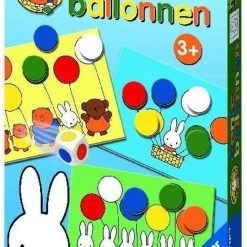 Ravensburger Nijntje Bonte Ballonnen - Ballonnenspel - Educatief Spel -Goedkope baby-en-kleuterspelletjes winkel 543x840