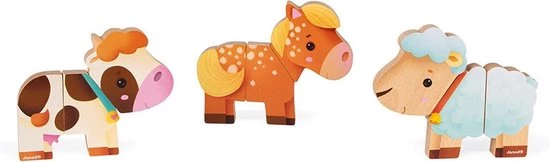 Janod Magneten - Boerderij 6 Janod Magneten - Boerderij - Afbeelding 4