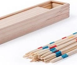 Merkloos Spel Mikado Set - Houten Spellen - Spellendoos- Volwassenen - Kinderen - Schoencadeautjes Sinterklaas -Goedkope baby-en-kleuterspelletjes winkel 550x209