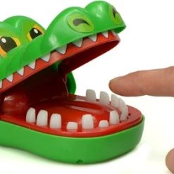 Merkloos Krokodil Met Kiespijn - Bijtende Mini Krokodil Kinderspel - Groen -Goedkope baby-en-kleuterspelletjes winkel 550x280