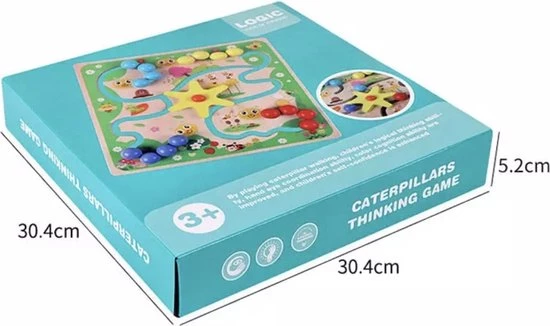 Merkloos Labyrint - Schuifpuzzel - Rups - Houten Bordspellen - Junior - Doolhof - Houten Speelgoed - Educatief Speelgoed - Kinderspel Vanaf 3 Jaar - Montessori - Baby & Peuter - Kleurrijk - Speelgoed - Uitdagend - Oog & Hand Coördinatie 6 Merkloos Labyrint - Schuifpuzzel - Rups - Houten Bordspellen - Junior - Doolhof - Houten Speelgoed - Educatief Speelgoed - Kinderspel Vanaf 3 Jaar - Montessori - Baby & Peuter - Kleurrijk - Speelgoed - Uitdagend - Oog & Hand Coördinatie - Afbeelding 4