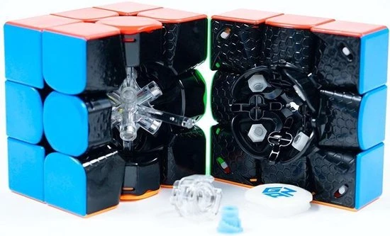 Gan 11 M Pro 3x3 - FROSTED STICKERLESS BLACK 22 Gan 11 M Pro 3x3 - FROSTED STICKERLESS BLACK - Afbeelding 20