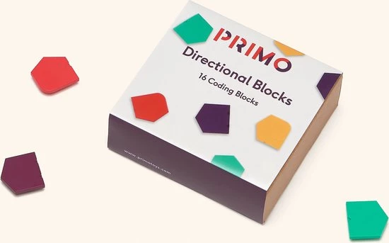 Primo Toys Cubetto Uitbreidingsset Richtingen Blokken 3 Primo Toys Cubetto Uitbreidingsset Richtingen Blokken
