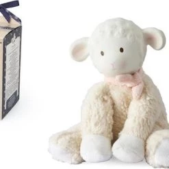 Tikiri Lila And Lucas Lamb Soft Toy Rubberknuffel - Lila Kleur: Roze