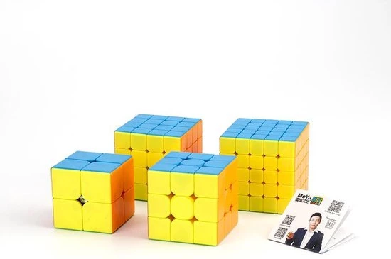 MoYu Speed Cube Set - 2x2, 3x3, 4x4, 5x5 6 MoYu Speed Cube Set - 2x2, 3x3, 4x4, 5x5 - Afbeelding 4
