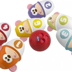Chicco Bowling Aapjes 2-in-1 Bowlingspel En Blikgooien -Goedkope baby-en-kleuterspelletjes winkel 550x366 21