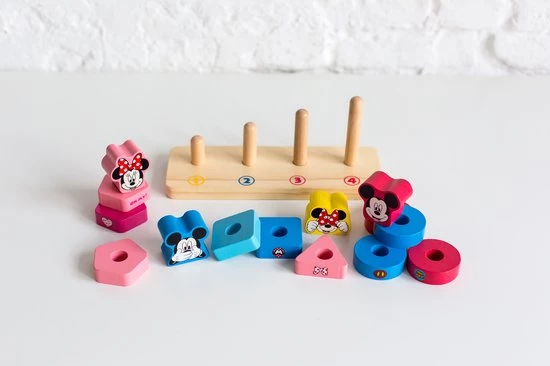Disney Houten Tel- En Stapelspel TY010 6 Disney Houten Tel- En Stapelspel TY010 - Afbeelding 4