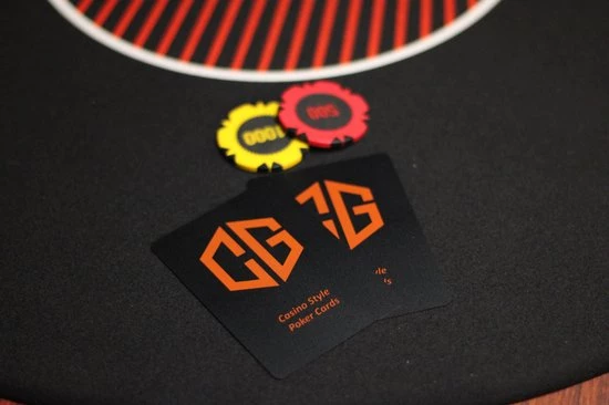 Luxe Poker Kaarten - Poker - 4 X Kaarten - 4 Sets - Cave & Garden - Speel Kaarten - Oranje - Zwart - Kaartspel - Professionele Kaarten - 7 Luxe Poker Kaarten - Poker - 4 X Kaarten - 4 Sets - Cave & Garden - Speel Kaarten - Oranje - Zwart - Kaartspel - Professionele Kaarten - - Afbeelding 5