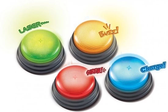 BlinQ Antwoordzoemers Met Licht En Geluid - Set Van 4 (15072) 6 BlinQ Antwoordzoemers Met Licht En Geluid - Set Van 4 (15072) - Afbeelding 4