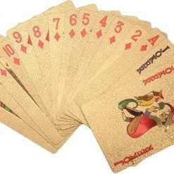 Merkloos Game Dek Goudfolie Poker Set Plastic Magic Card Waterdicht Kaarten Magic 24K Gold Speelkaarten Poker -Goedkope baby-en-kleuterspelletjes winkel 550x370 2