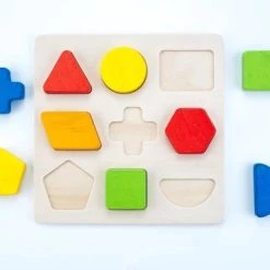 Engelhart Leerspel Geometrisch 9 Vormen 30 Cm -Goedkope baby-en-kleuterspelletjes winkel 550x371 6
