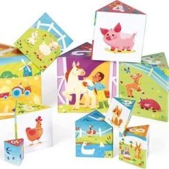 Janod Stapeltoren - Het Leven Op De Boerderij 10 Janod Stapeltoren - Het Leven Op De Boerderij -Goedkope baby-en-kleuterspelletjes winkel 550x374