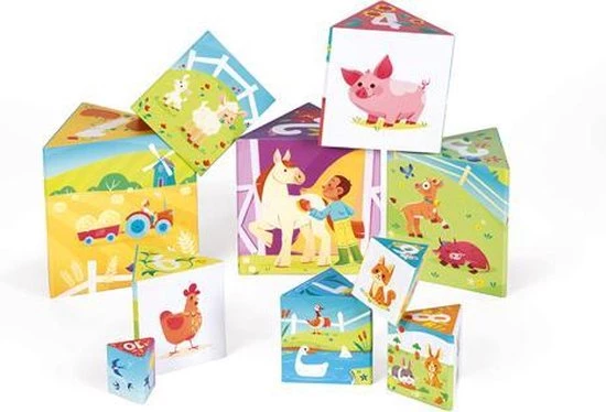 Janod Stapeltoren - Het Leven Op De Boerderij 5 Janod Stapeltoren - Het Leven Op De Boerderij - Afbeelding 3