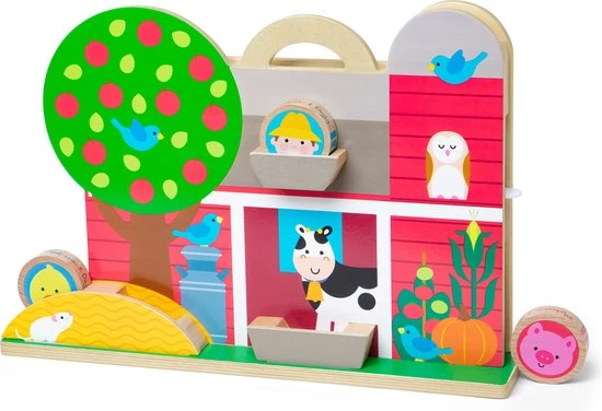 Melissa & Doug GO Tots Houten Boerenerf Tuimelpret - Houten Peuterspeelgoed - Ontwikkelings Speelgoed 5 Melissa & Doug GO Tots Houten Boerenerf Tuimelpret - Houten Peuterspeelgoed - Ontwikkelings Speelgoed - Afbeelding 3