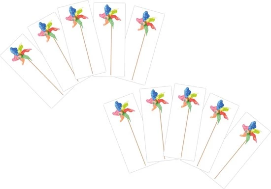 Eduplay Windmolen Set Van 10stuks 3 Eduplay Windmolen Set Van 10stuks