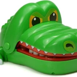 Merkloos Krokodil Met Kiespijn - Bijtende Mini Krokodil Kinderspel - Groen -Goedkope baby-en-kleuterspelletjes winkel 550x387 1