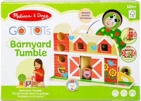 Melissa & Doug GO Tots Houten Boerenerf Tuimelpret - Houten Peuterspeelgoed - Ontwikkelings Speelgoed 3 Melissa & Doug GO Tots Houten Boerenerf Tuimelpret - Houten Peuterspeelgoed - Ontwikkelings Speelgoed
