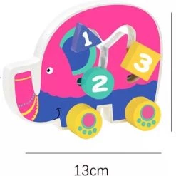 ACool Toy 3-in-1 Montessori Speelgoed Box Olifant - Sensorisch - Baby Speelgoed - Telraam - Stapeltoren - 1 Tot 4 Jaar -Goedkope baby-en-kleuterspelletjes winkel 550x397 3