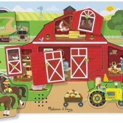 Melissa & Doug Vormenpuzzel Boerderij Junior Hout 8 Stukjes 6 Melissa & Doug Vormenpuzzel Boerderij Junior Hout 8 Stukjes -Goedkope baby-en-kleuterspelletjes winkel 550x399 6