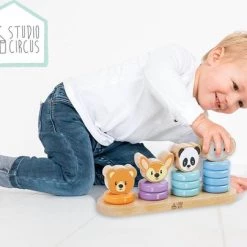 Studio Circus Houten Stapelspel Met Cijfers
