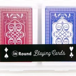 In Round Speelkaarten 4 Decks / Stokken – Stok Speel Kaarten – Spelkaarten – Voor Volwassen En Kinderen – Pokerkaarten – Kaart Spel / Kaartspel Set – Pestkaarten – Poker / Blackjack / Pesten – Rood / Blauw -Goedkope baby-en-kleuterspelletjes winkel 550x422 2