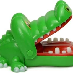 Merkloos Krokodil Met Kiespijn - Bijtende Mini Krokodil Kinderspel - Groen -Goedkope baby-en-kleuterspelletjes winkel 550x427