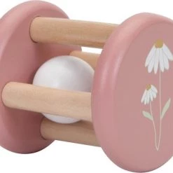 Little Dutch Rammelaar Roller Wild Flowers +3M -Goedkope baby-en-kleuterspelletjes winkel 550x431 1