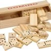 A&K Toys Blank Houten Domino - 28 Stuks - Dominos Hout