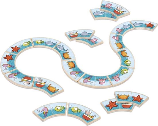 Goula Oscar At Sea Domino - Kinderspel 4 Goula Oscar At Sea Domino - Kinderspel - Afbeelding 2