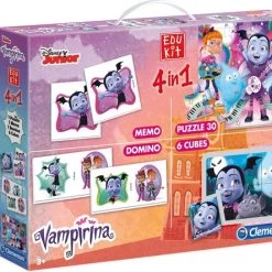 Clementoni - Edukit 4 En 1 - Disney Vampirina - Educatief Spel