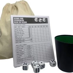 Merkloos Yathzee Set Met Handige Opbergzak - Dobbelspel - Scoreblok (100 Vellen) In Het Nederlands - 5 Dobbelstenen - Pokerbeker | Perfect Verjaardag Of Kerstcadeau 19 Merkloos Yathzee Set Met Handige Opbergzak - Dobbelspel - Scoreblok (100 Vellen) In Het Nederlands - 5 Dobbelstenen - Pokerbeker | Perfect Verjaardag Of Kerstcadeau -Goedkope baby-en-kleuterspelletjes winkel 550x459