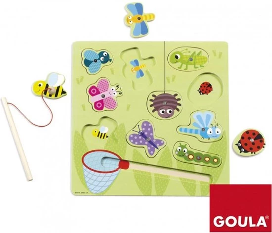 Goula Magneetpuzzel Insecten - 10 Stukjes 5 Goula Magneetpuzzel Insecten - 10 Stukjes - Afbeelding 3