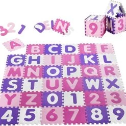 Juskys Puzzle Mat 1cm Dik Foam Letters 1.89x1.89 Mtr -Goedkope baby-en-kleuterspelletjes winkel 550x497 4