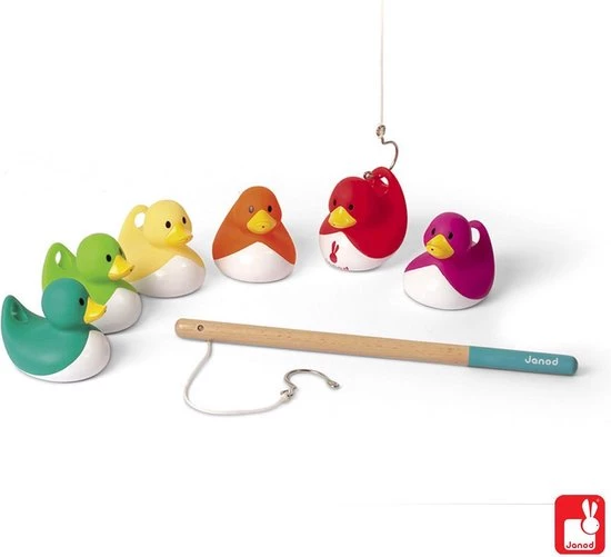 Janod Visspel Eendjes 9 Janod Visspel Eendjes - Afbeelding 7