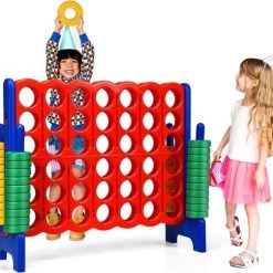 Meubelexpert- Giant Connect 4 Voor Kinderen En Volwassenen Met 42 Ronde Tokens, Ideaal Voor Binnen En Buiten 13 Meubelexpert- Giant Connect 4 Voor Kinderen En Volwassenen Met 42 Ronde Tokens, Ideaal Voor Binnen En Buiten -Goedkope baby-en-kleuterspelletjes winkel 550x503 7