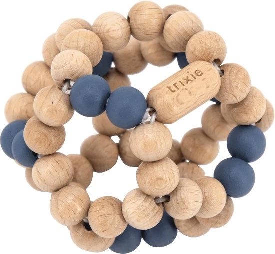 Trixie - Houten Kralenbal - Activiteitsspeelgoed Voor Baby's - Roze 3 Trixie - Houten Kralenbal - Activiteitsspeelgoed Voor Baby's - Roze