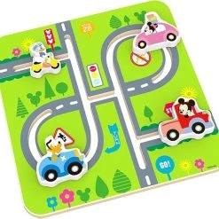 Disney Labyrint Mickey Mouse Junior 28 Cm Hout Groen