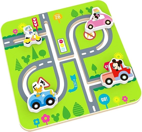 Disney Labyrint Mickey Mouse Junior 28 Cm Hout Groen 3 Disney Labyrint Mickey Mouse Junior 28 Cm Hout Groen