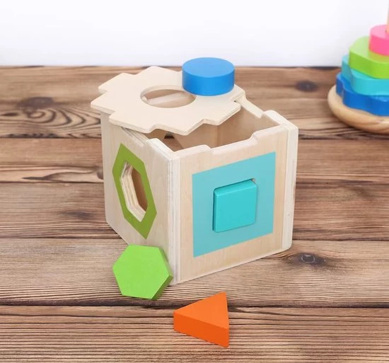 ACool Toy 3-in-1 Montessori Speelgoed Box Giraffe - Sensorisch - Baby Speelgoed - Telraam - Vormenstoof - 1 Tot 4 Jaar 13 ACool Toy 3-in-1 Montessori Speelgoed Box Giraffe - Sensorisch - Baby Speelgoed - Telraam - Vormenstoof - 1 Tot 4 Jaar - Afbeelding 11