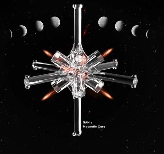 Gan 11 M Pro 3x3 - FROSTED STICKERLESS BLACK 5 Gan 11 M Pro 3x3 - FROSTED STICKERLESS BLACK - Afbeelding 3