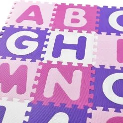 Juskys Puzzle Mat 1cm Dik Foam Letters 1.89x1.89 Mtr -Goedkope baby-en-kleuterspelletjes winkel 550x517 2