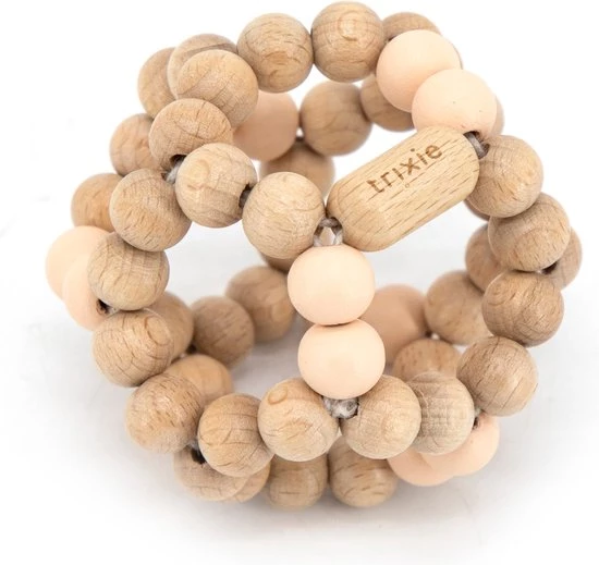 Trixie - Houten Kralenbal - Activiteitsspeelgoed Voor Baby's - Roze 7 Trixie - Houten Kralenbal - Activiteitsspeelgoed Voor Baby's - Roze - Afbeelding 5