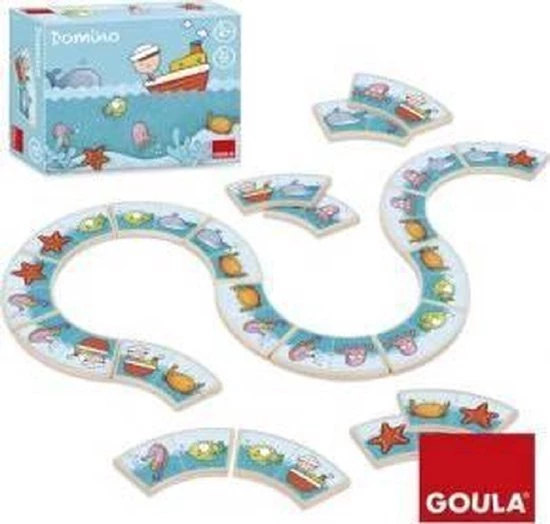 Goula Oscar At Sea Domino - Kinderspel 5 Goula Oscar At Sea Domino - Kinderspel - Afbeelding 3