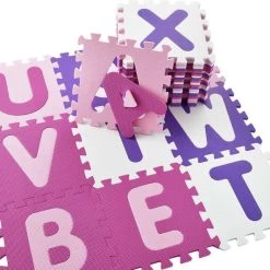 Juskys Puzzle Mat 1cm Dik Foam Letters 1.89x1.89 Mtr -Goedkope baby-en-kleuterspelletjes winkel 550x532 8