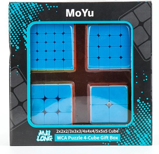 MoYu Speed Cube Set - 2x2, 3x3, 4x4, 5x5 5 MoYu Speed Cube Set - 2x2, 3x3, 4x4, 5x5 - Afbeelding 3